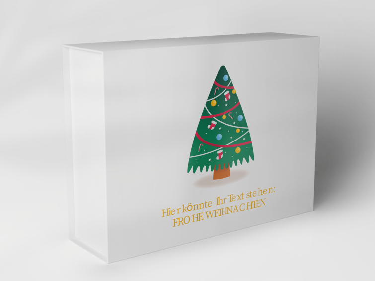 Geschenkbox "Weihnachtsbaum mit Kugeln" 1007_08_0013 