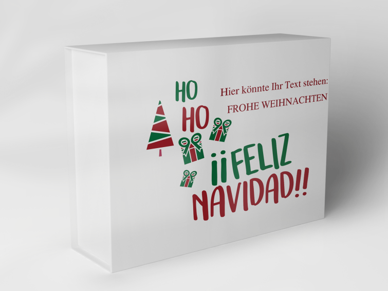 Geschenkbox "Weihnachtsbaum und Geschenke" 1007_08_0035