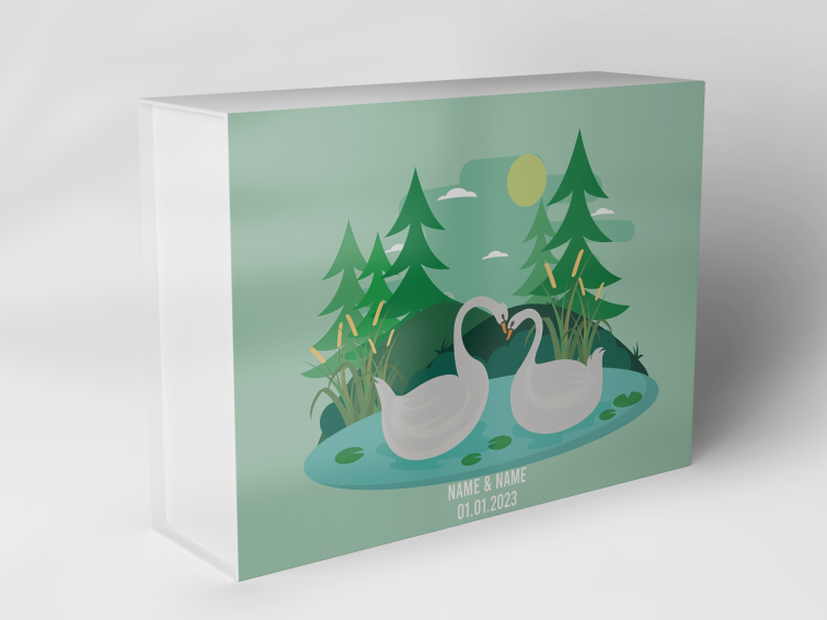 Geschenkbox "Schwäne am Teich" 1007_05_0045