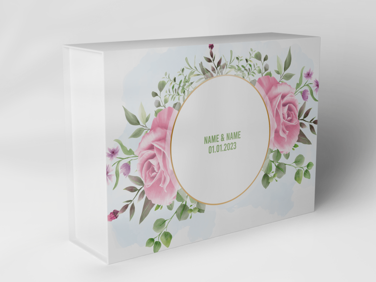 Geschenkbox "Rosengirlande mit Eukalyptus" 1007_05_0046