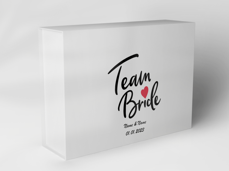 Geschenkbox "Team Bride Herz" 1007_05_0072