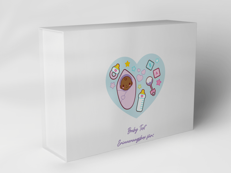Geschenkbox "Babyherz mit Sternen" 1007_01_0050