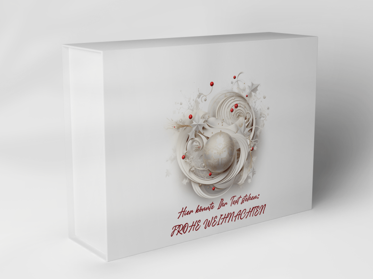 Geschenkbox "Weihnachtskugeln und Sterne" 1007_08_0059 