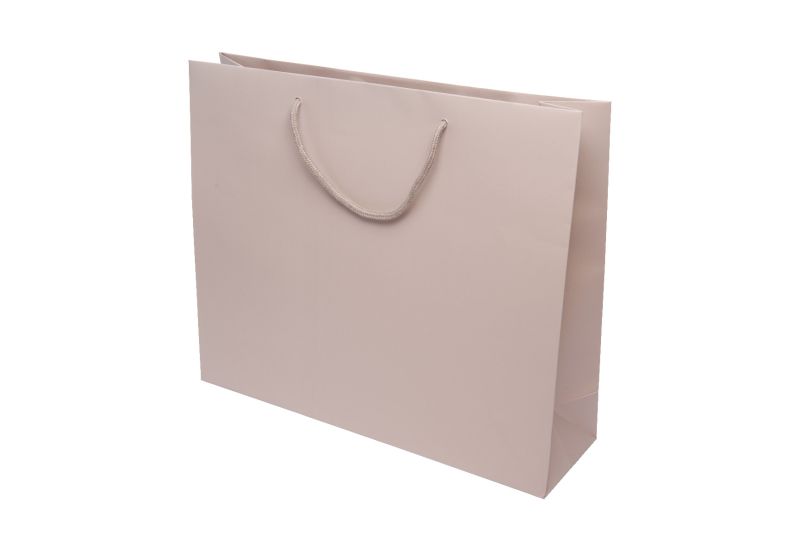 Papier-Tragetasche "Tallinn" in versch. Farben u. Größen matte Optik Baumwollkordel 5107NO