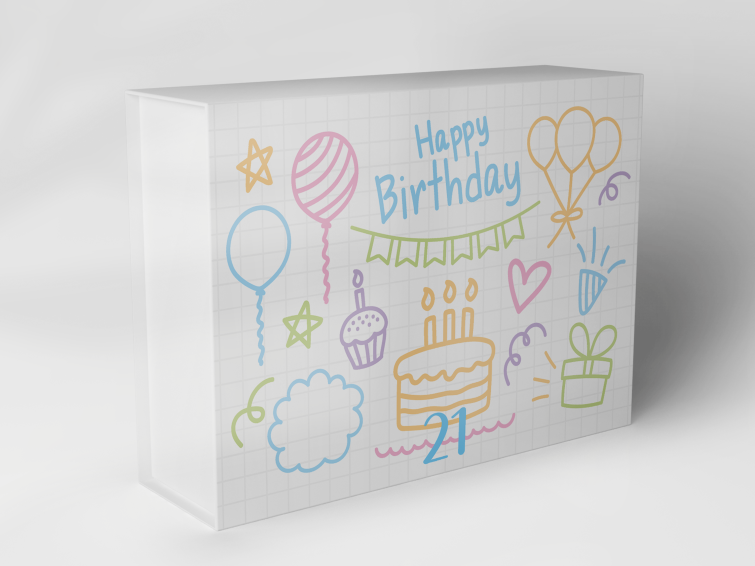 Geschenkbox "Geburtstagsballons Kuchen Sterne" 1007_04_0048