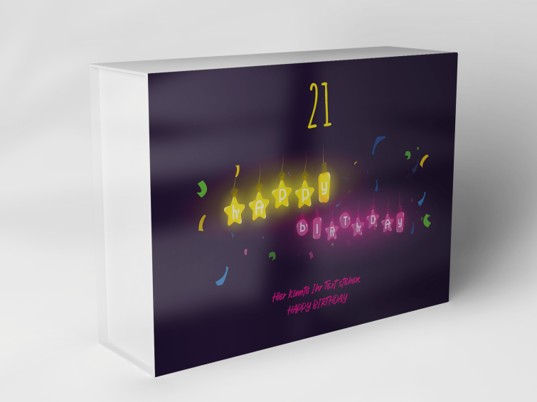Geschenkbox "Geburtstagskonfetti Sterne" 1007_04_0053 
