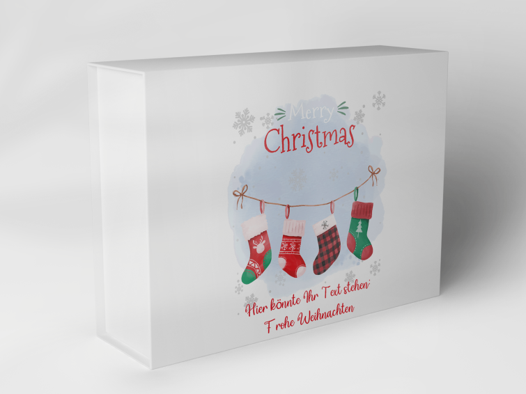 Geschenkbox "Weihnachtsstrümpfe" 1007_08_0077 