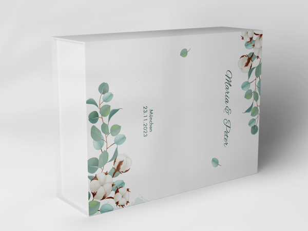 Geschenkbox "Eukalyptus und Baumwolle" 1007_05_0003 Geschenkbox "Eukalyptus und Baumwolle" 1007_05_0003