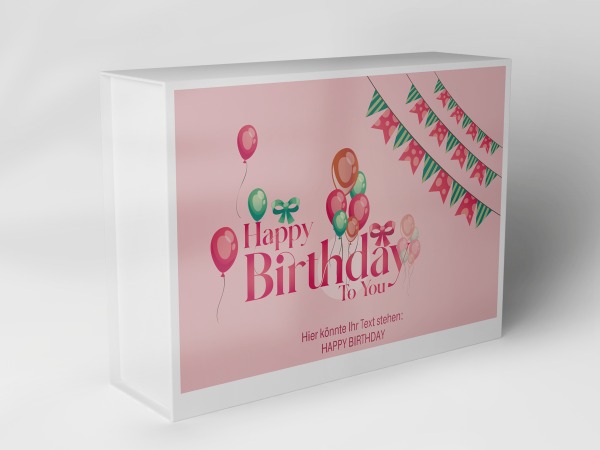 Geschenkbox "Ballons und Wimpelbanner" 1007_04_0008 Geschenkbox "Ballons und Wimpelbanner" 1007_04_0008