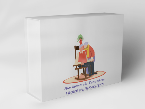 Geschenkbox "Weihnachtspaar im Schaukelstuhl" 1007_08_0022 Geschenkbox "Weihnachtspaar im Schaukelstuhl" 1007_08_0022