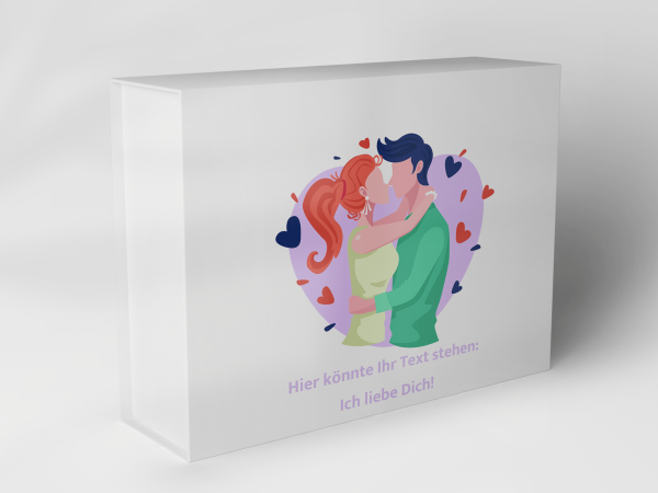 Geschenkbox "Paarumarmung Herzen" 1007_06_0019 Geschenkbox "Paarumarmung Herzen" 1007_06_0019