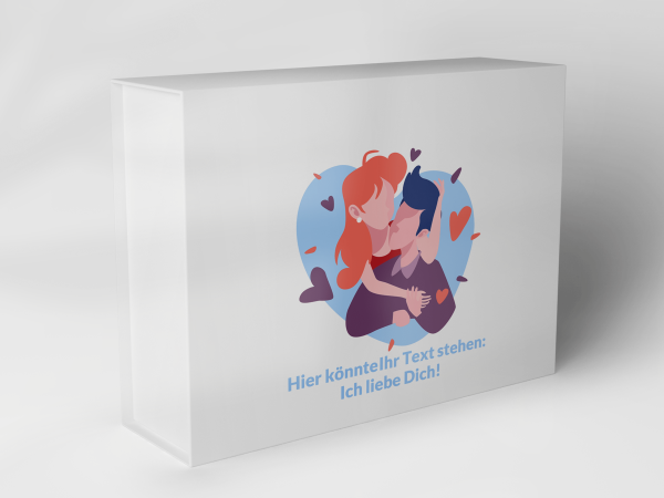 Geschenkbox "Paar mit Herzen" 1007_06_0020 Geschenkbox "Paar mit Herzen" 1007_06_0020