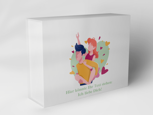 Geschenkbox "Paar mit Herzen" 1007_06_0021 Geschenkbox "Paar mit Herzen" 1007_06_0021