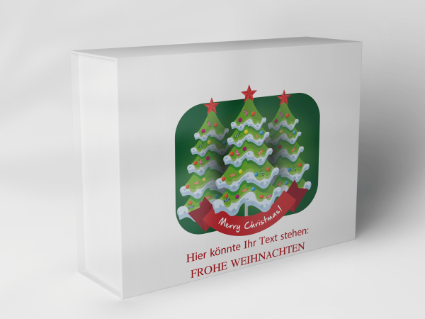 Geschenkbox "Weihnachtsbaum und Sterne" 1007_08_0028 Geschenkbox "Weihnachtsbaum und Sterne" 1007_08_0028