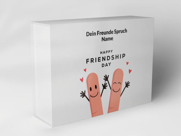 Geschenkbox "Freundschaft Finger Herzen" 1007_03_0012 