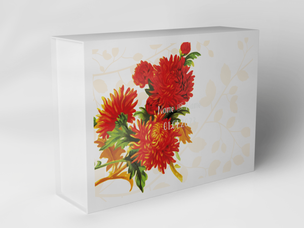 Geschenkbox "Blumenstrauß Herbstfarben" 1007_05_0015 Geschenkbox "Blumenstrauß Herbstfarben" 1007_05_0015