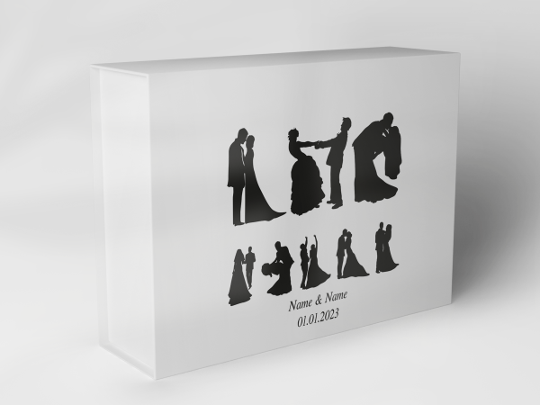 Geschenkbox "Hochzeitspaar Silhouetten" 1007_05_0024 Geschenkbox "Hochzeitspaar Silhouetten" 1007_05_0024