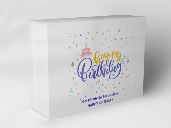 Geschenkbox "Happy Birthday Konfetti" 1007_04_0028 Geschenkbox "Happy Birthday Konfetti" 1007_04_0028