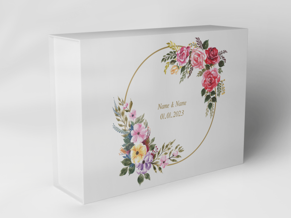 Geschenkbox "Blumenkranz mit Goldring" 1007_05_0053 Geschenkbox "Blumenkranz mit Goldring" 1007_05_0053