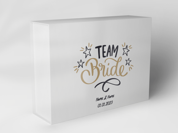 Geschenkbox "Braut Team Sterne" 1007_05_0074 Geschenkbox "Braut Team Sterne" 1007_05_0074