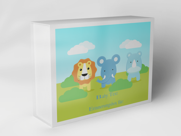 Geschenkbox "Tiere im Himmel" 1007_01_0029 Geschenkbox "Tiere im Himmel" 1007_01_0029