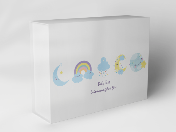Geschenkbox "Mond Regenbogen Wolken Sterne" 1007_01_0035 Geschenkbox "Mond Regenbogen Wolken Sterne" 1007_01_0035