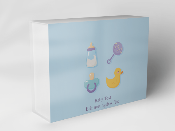 Geschenkbox "Babyartikel und Ente" 1007_01_0037 Geschenkbox "Babyartikel und Ente" 1007_01_0037