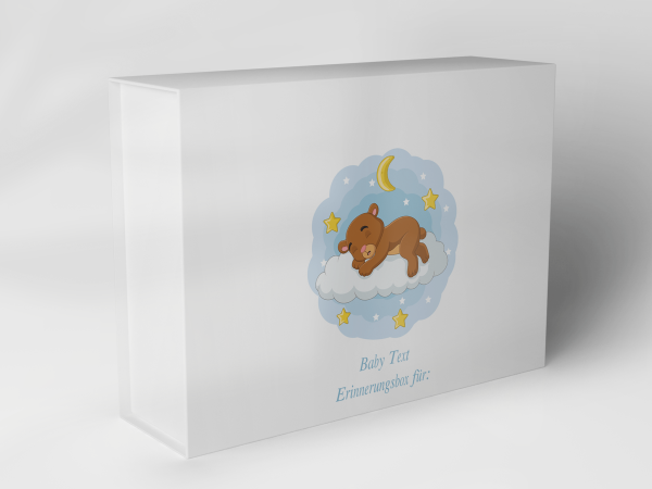 Geschenkbox "schlafender Bär Mond Sterne" 1007_01_0040 Geschenkbox "schlafender Bär Mond Sterne" 1007_01_0040