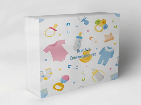 Geschenkbox "Babyartikel und Sterne" 1007_01_0052 Geschenkbox "Babyartikel und Sterne" 1007_01_0052