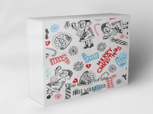 Geschenkbox "Weihnachtsmotive und Sterne" 1007_08_0037 Geschenkbox "Weihnachtsmotive und Sterne" 1007_08_0037