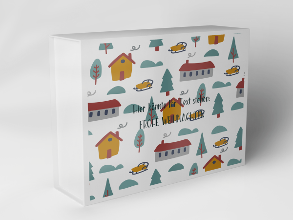 Geschenkbox "Weihnachtsdörfer und Bäume" 1007_08_0045 Geschenkbox "Weihnachtsdörfer und Bäume" 1007_08_0045