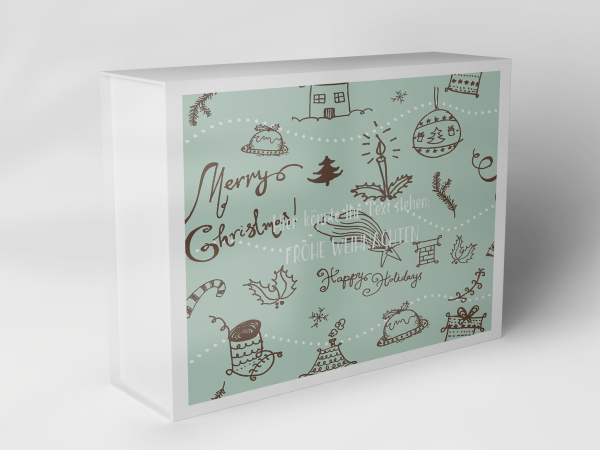 Geschenkbox "Weihnachtsmotive und Schriftzüge" 1007_08_0046 Geschenkbox "Weihnachtsmotive und Schriftzüge" 1007_08_0046
