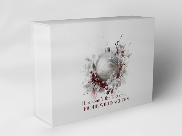 Geschenkbox "Weihnachtskugel und Beeren" 1007_08_0060 Geschenkbox "Weihnachtskugel und Beeren" 1007_08_0060