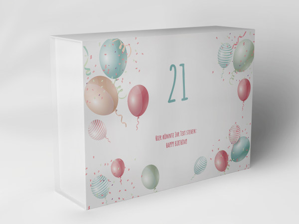 Geschenkbox "Luftballons und Konfetti" 1007_04_0047 Geschenkbox "Luftballons und Konfetti" 1007_04_0047