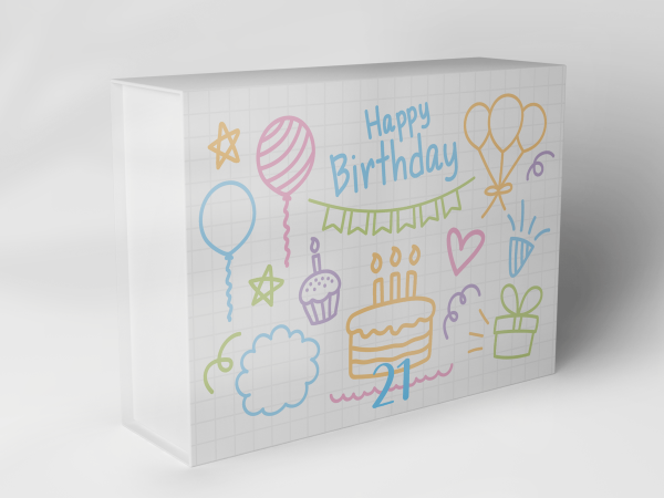 Geschenkbox "Geburtstagsballons Kuchen Sterne" 1007_04_0048 Geschenkbox "Geburtstagsballons Kuchen Sterne" 1007_04_0048