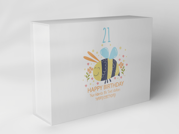 Geschenkbox "Biene und Blumen" 1007_04_0051 Geschenkbox "Biene und Blumen" 1007_04_0051