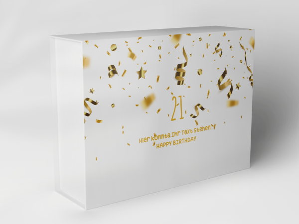 Geschenkbox "Goldene Konfetti und Sterne" 1007_04_0052 Geschenkbox "Goldene Konfetti und Sterne" 1007_04_0052