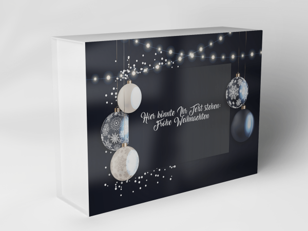 Geschenkbox "Weihnachtskugeln und Lichterketten" 1007_08_0072 Geschenkbox "Weihnachtskugeln und Lichterketten" 1007_08_0072