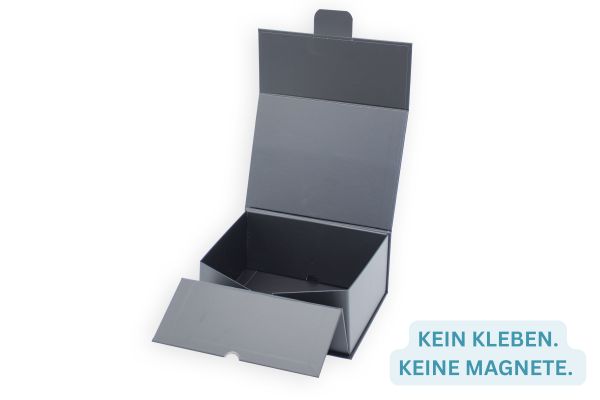 Premiumbox flachliegend in versch. Farben und Größen 